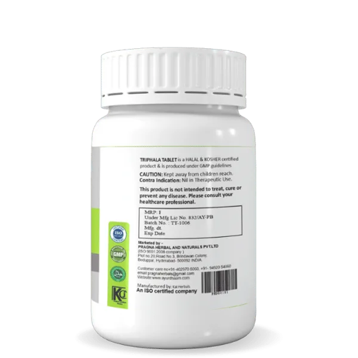 Pragna’s Triphala Tablet is incredibly good for maintaining digestive health and helps in weight management. - Image 3