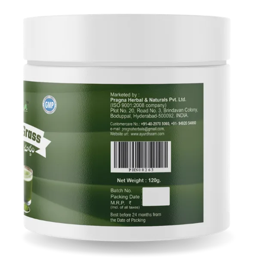 Pragna’s Alfalfa Grass Powder can help decrease cholesterol and may also help manage blood sugar levels and treat hormonal disorders. - Image 3