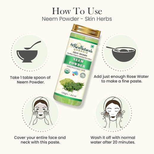 Natural Herbal Organic Neem Leaf Powder - Image 3